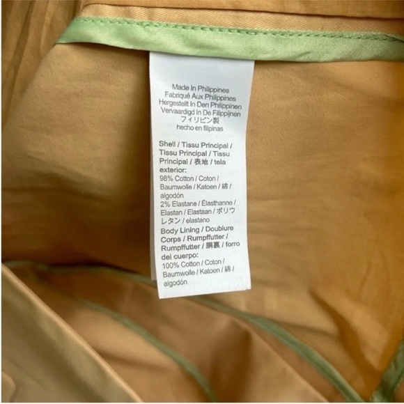 J. Crew Alfie Cotton Blazer Chino Dried Wicker NWT - Picture 6 of 7